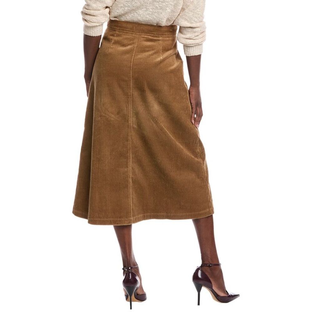 Barbour Womens  Samara Midi Skirt, Brown - Picture 2 of 3